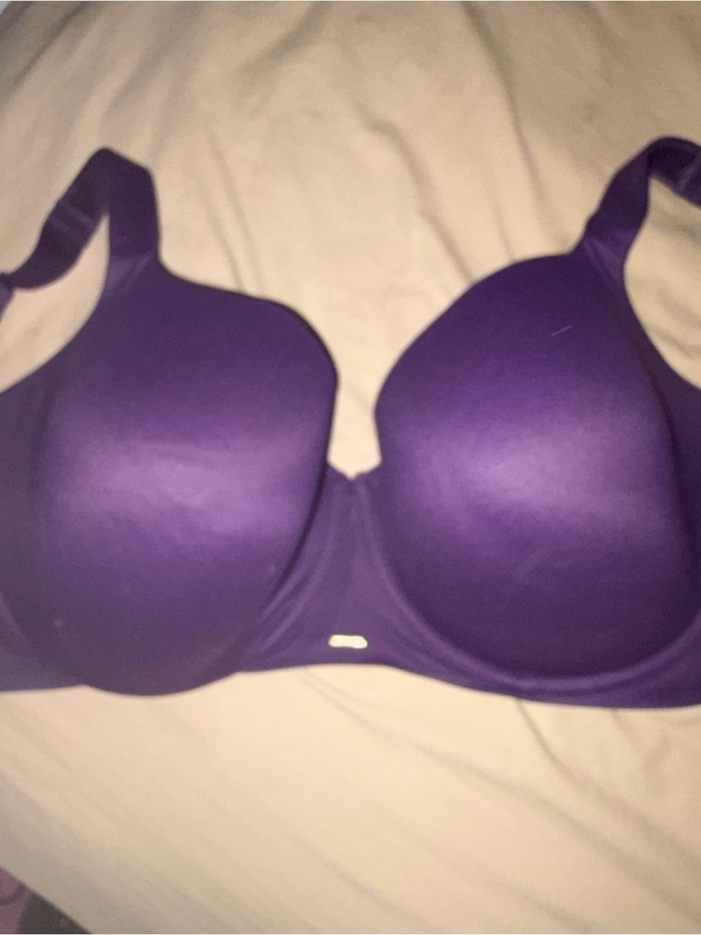 Cacique Purple Full-Coverage T-Shirt Bra